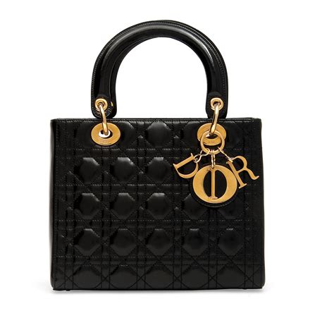 dior black leather purse|christian Dior small handbags black.